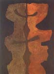 Duo, 1967, canvas, tempera, 80X60cm